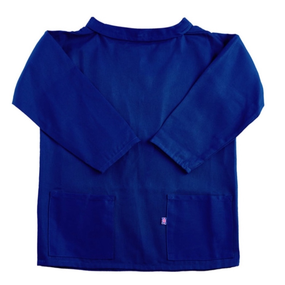 Men's Navy Blue Long-Sleeve Work Shirt